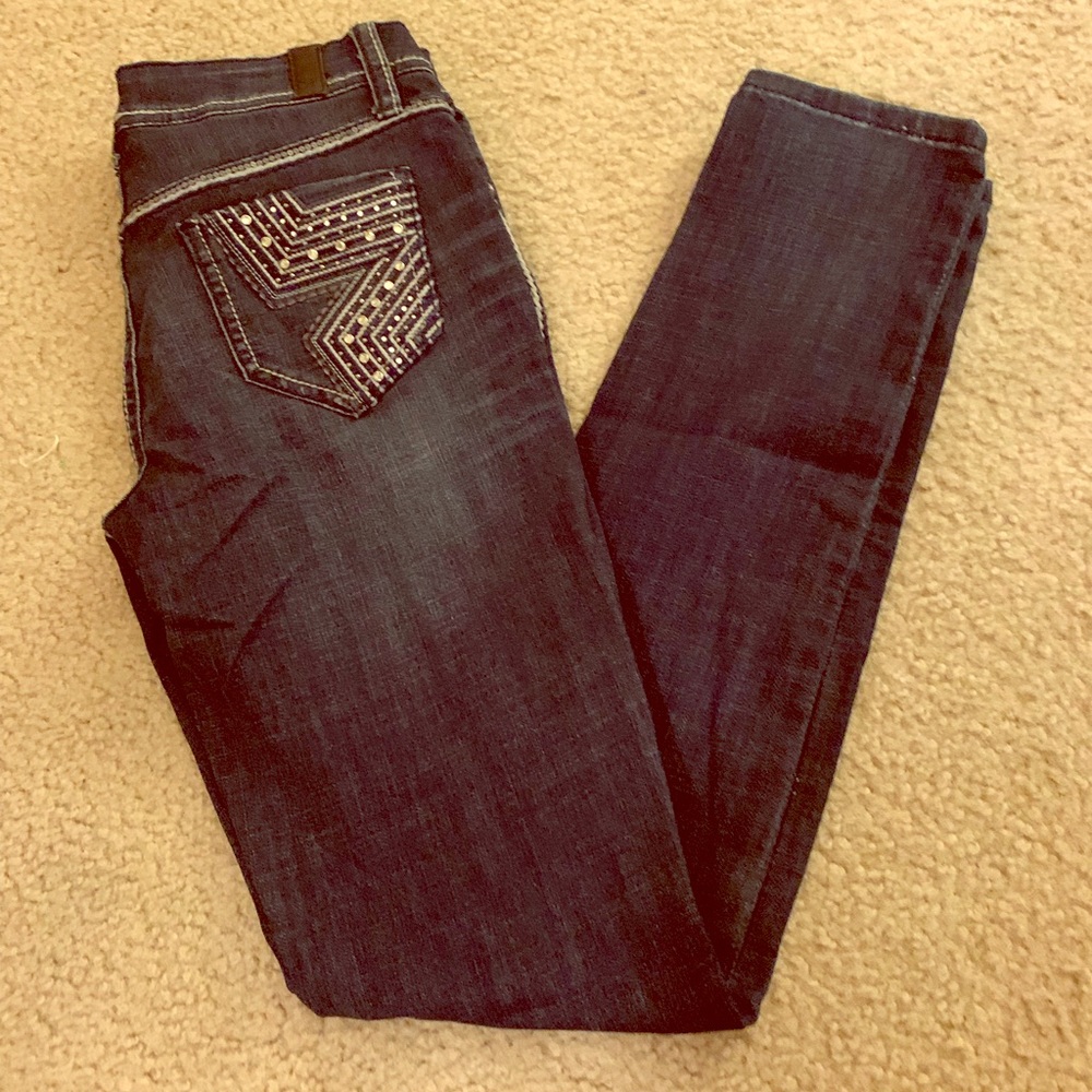 NWOT People’s Liberation Dark Stretch Skinny Jeans - Picture 1 of 8
